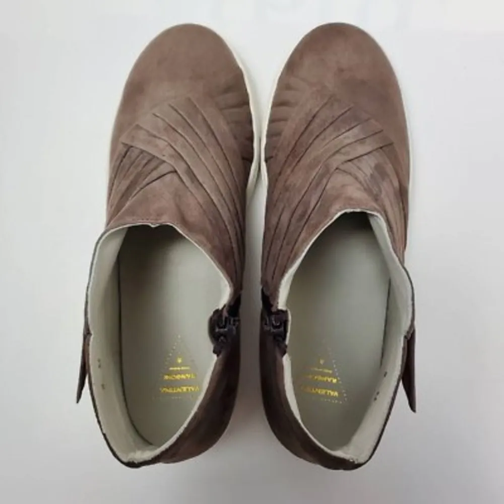 Valentina Rangoni Womens Serafina High Top Sneakers Shoes Taupe Size 8M New Brown - Image 4