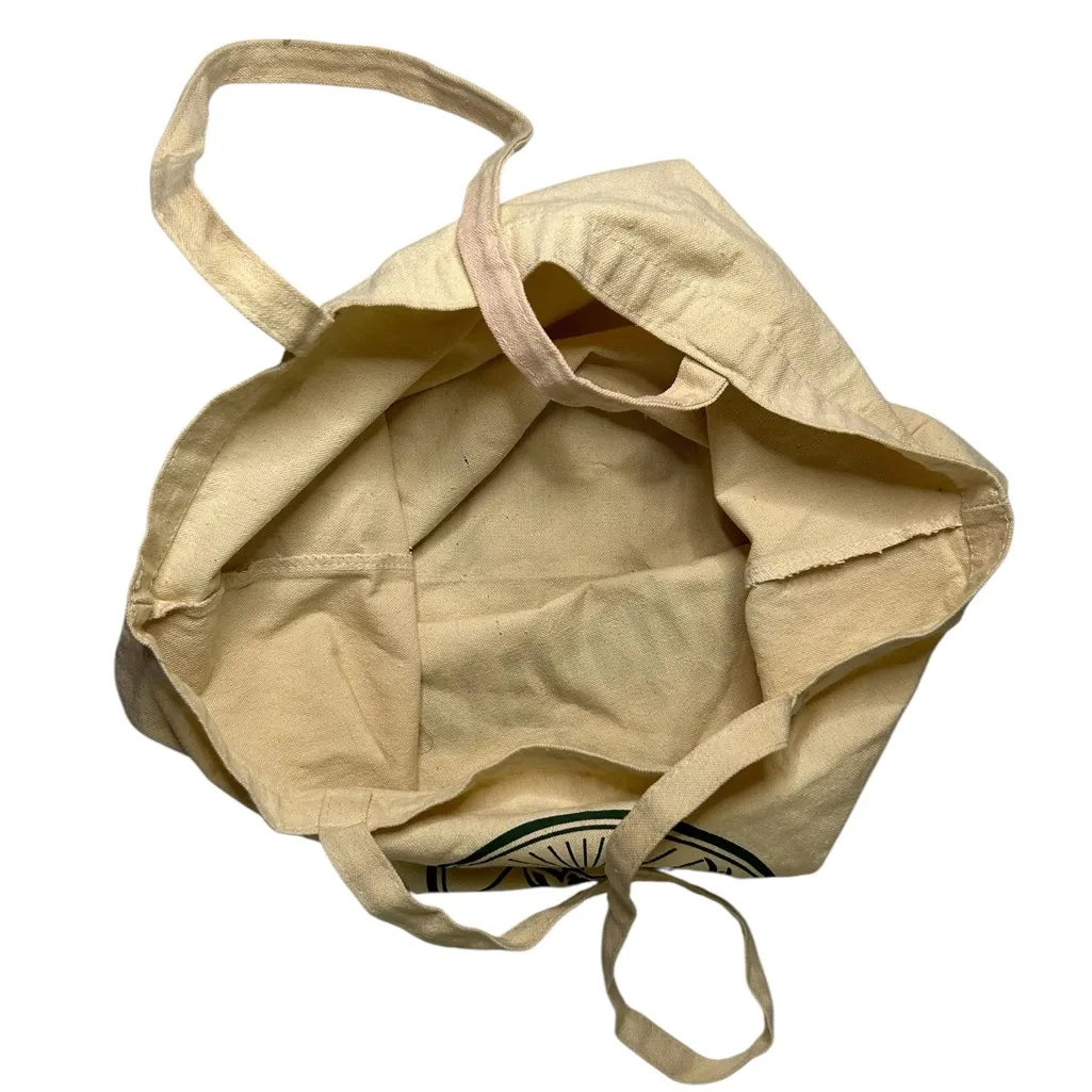 Jägermeister Canvas Tote Bag – Cream & Green – Logo Print – Barware Merch - Image 3