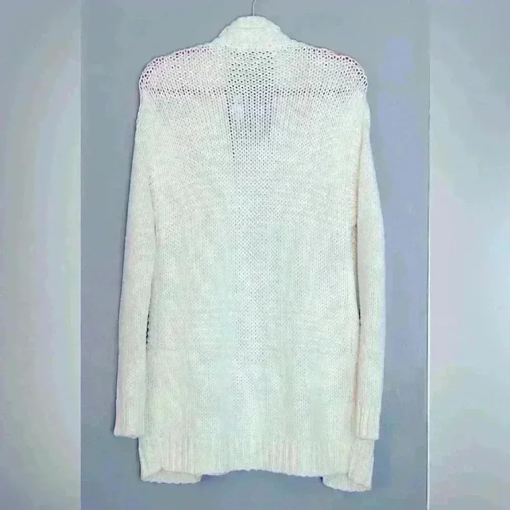 Belldini Ivory Cardigan Sweater (Y6) Size L - Image 3