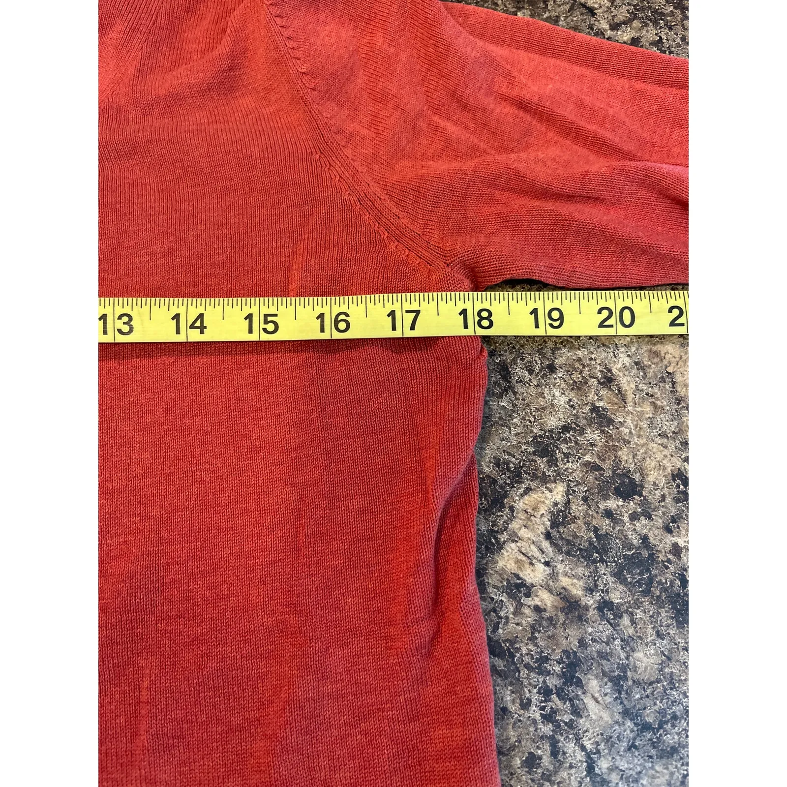 Coldwater Creek XS Size 4 SILK Blend Rust Color Hidden Button Front Cardigan - Image 6