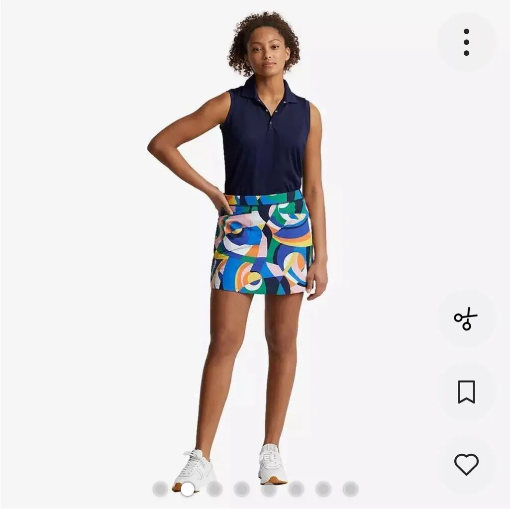 RLX RALPH LAUREN Aim Printed Riviera
Abstract Golf Skort. Size Small. - Image 2