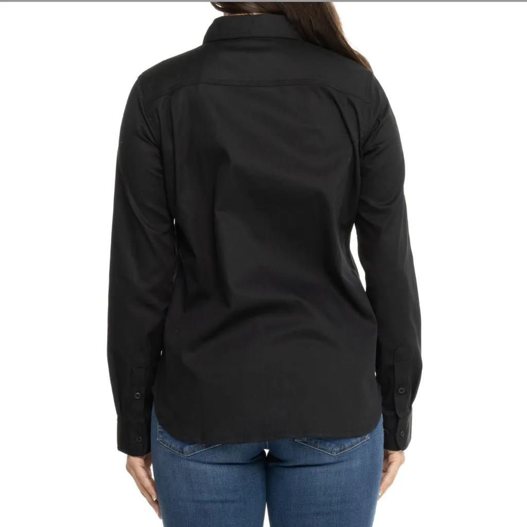 CARHARTT Rugged Flex Relaxed Fit Work Shirt XL 25” p2p Black $45 Retail NWT - Image 7