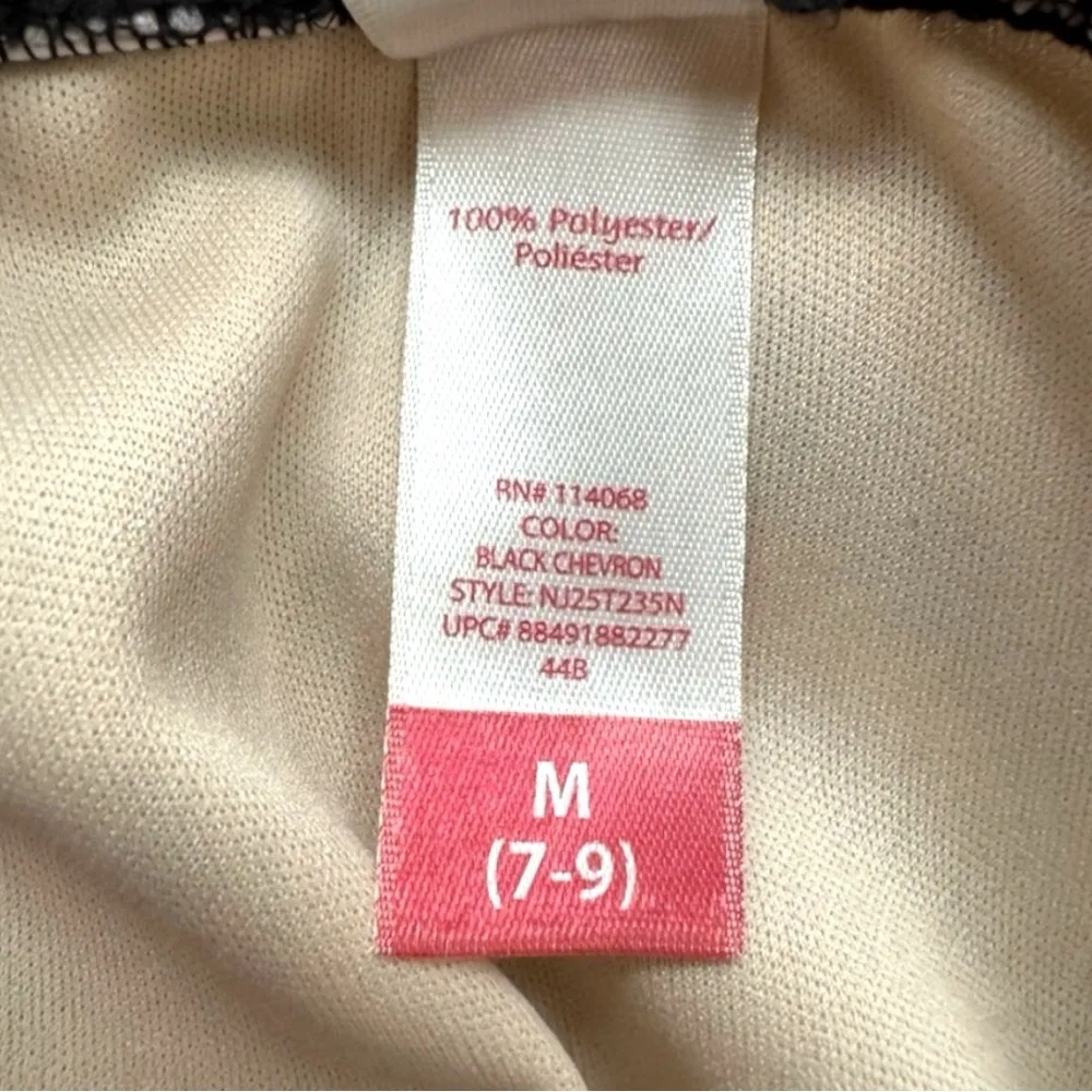 NO BOUNDARIES Chevron Ruffle Sleeveless Spaghetti Strap Dress - Size M (7-9) - Image 10