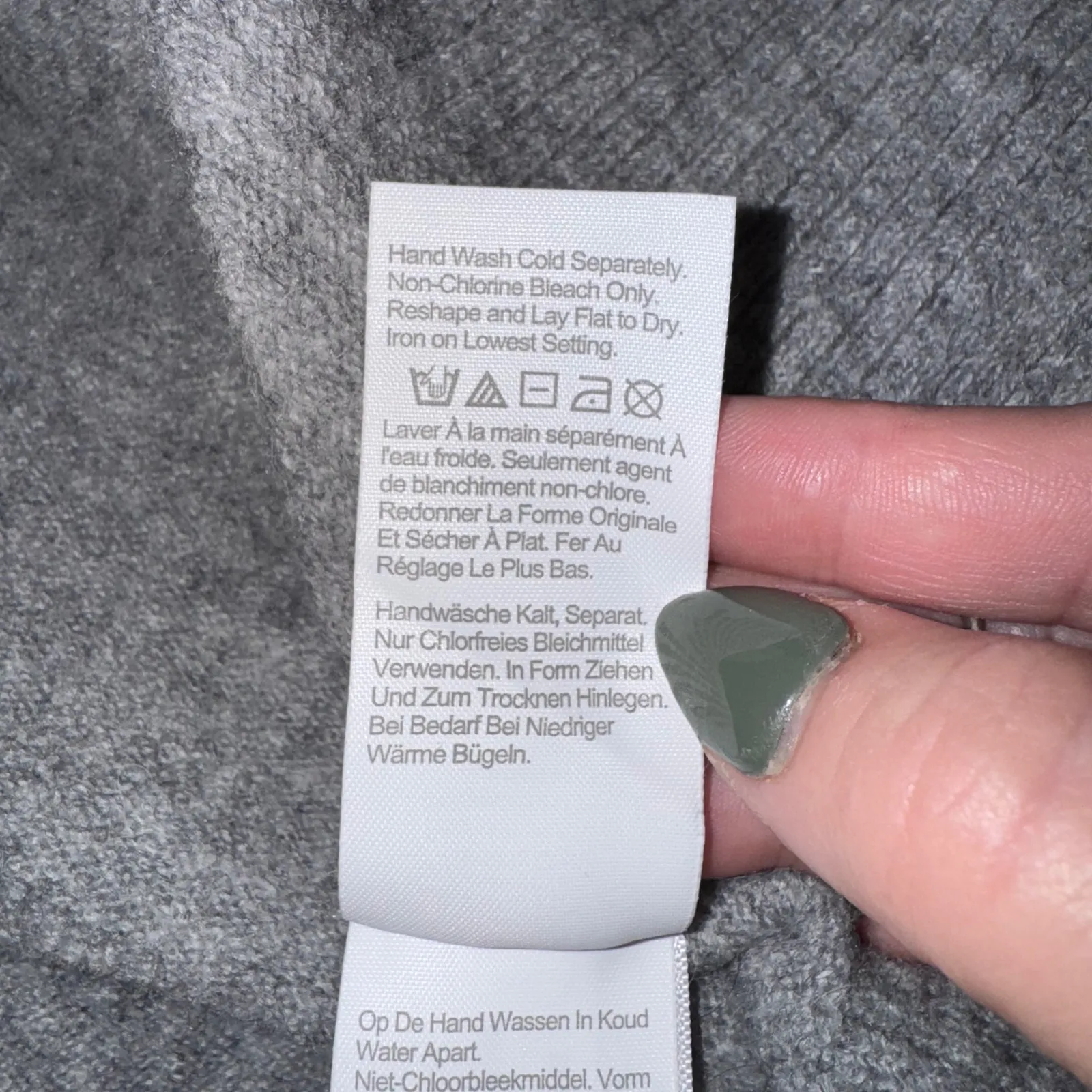 J. Crew Merino Wool Alpaca Blend Grey Turtleneck Sweater Women's Size S Gray - Image 8