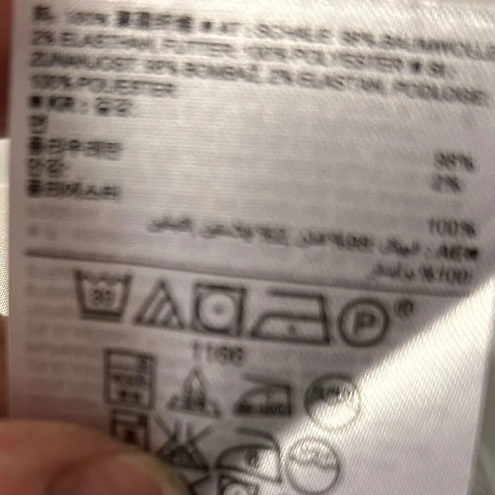 Banana Republic Navy Cream Striped Lined Pencil Skirt Size 0 - Image 8