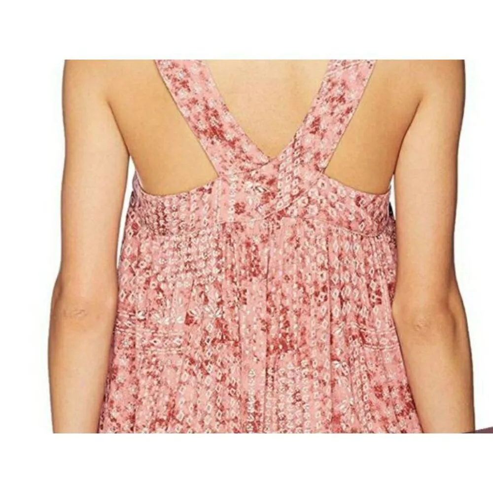 Jack by BB Dakota Womens Sleeveless Lyla Halter‎ Top Rosette Pink Size Small NWT - Image 3