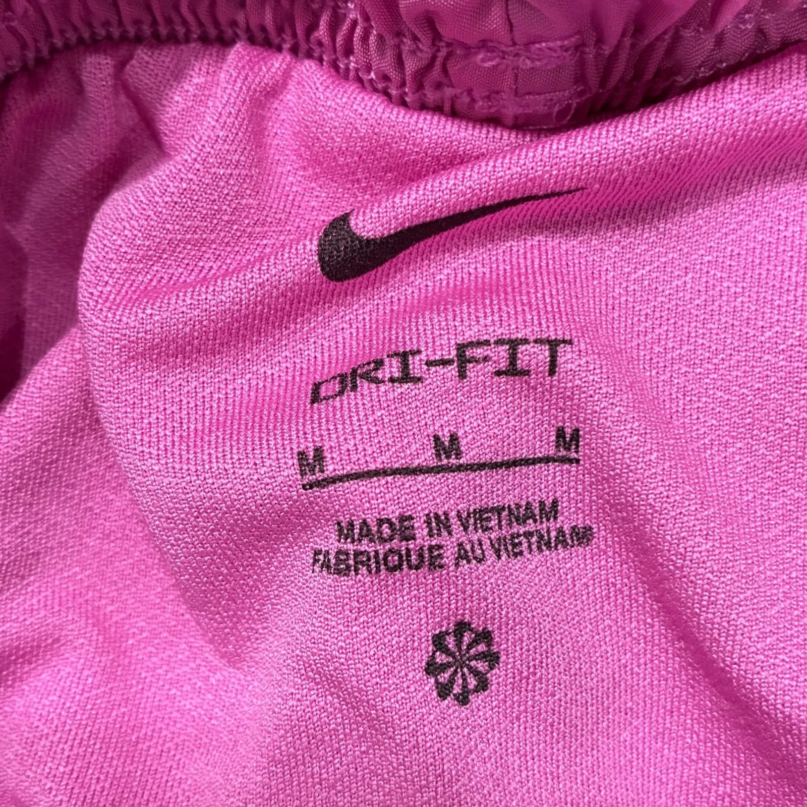 Nike Dri-Fit Running Shorts Womens Size M Pink Athletic Workout Gym - Image 4