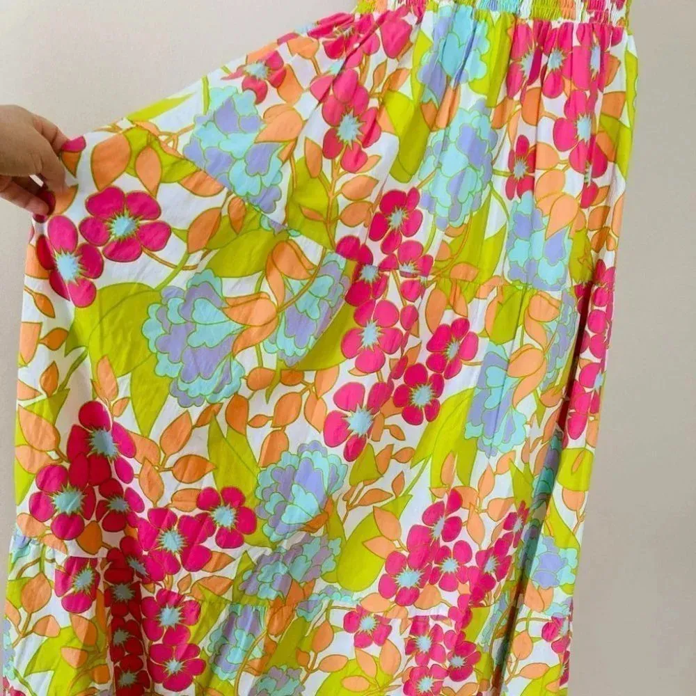 Free People SWF En-Flowered Midi Dress Size Large NWOT $349 - Image 8