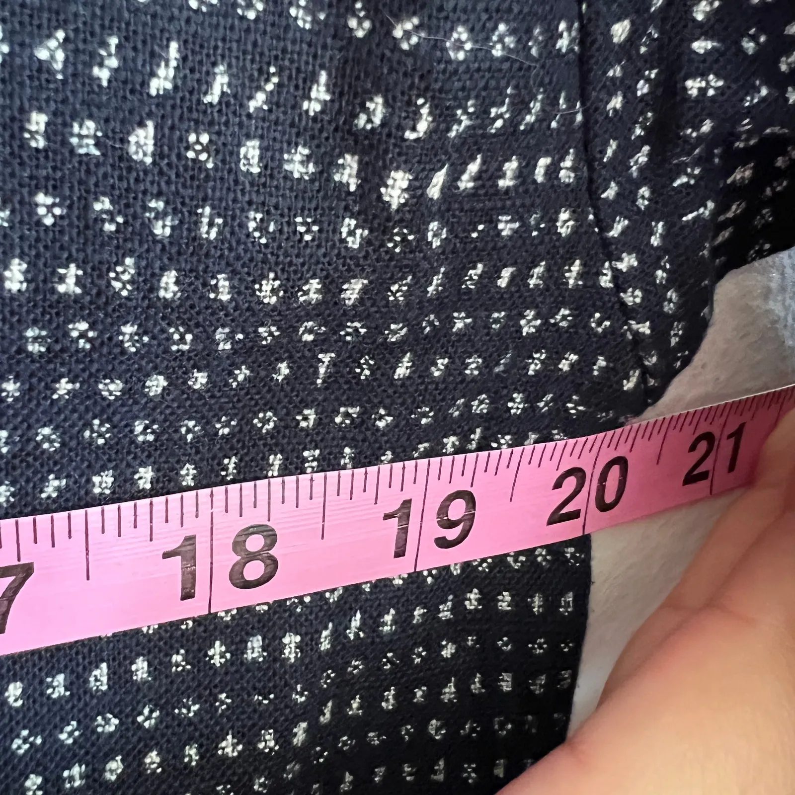 Anthropologie The Podolls Blue Fringe Top Boho Artisan Minimalist Sustainable XS - Image 6