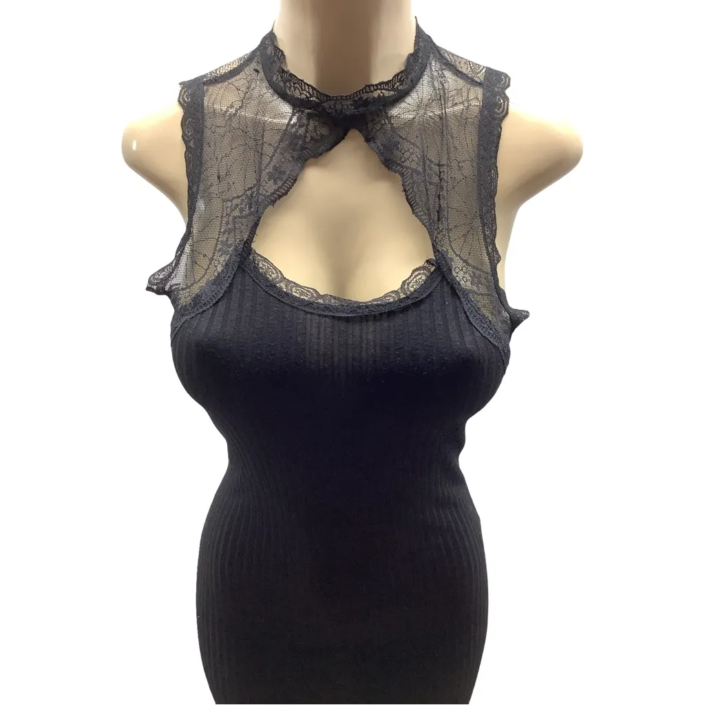 Shinestar Size Small Black Lace Dress. Preloved - Image 2