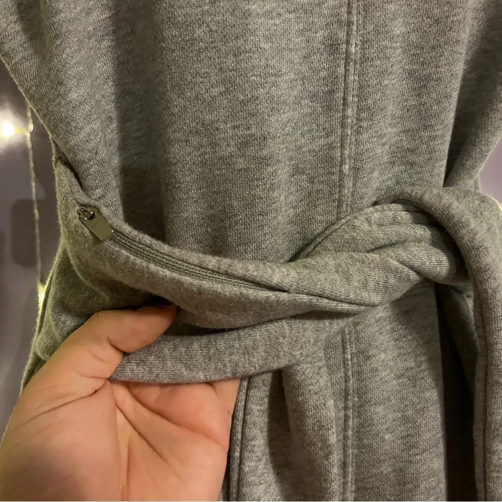 Grey Sweatshirt Dress - Image 3