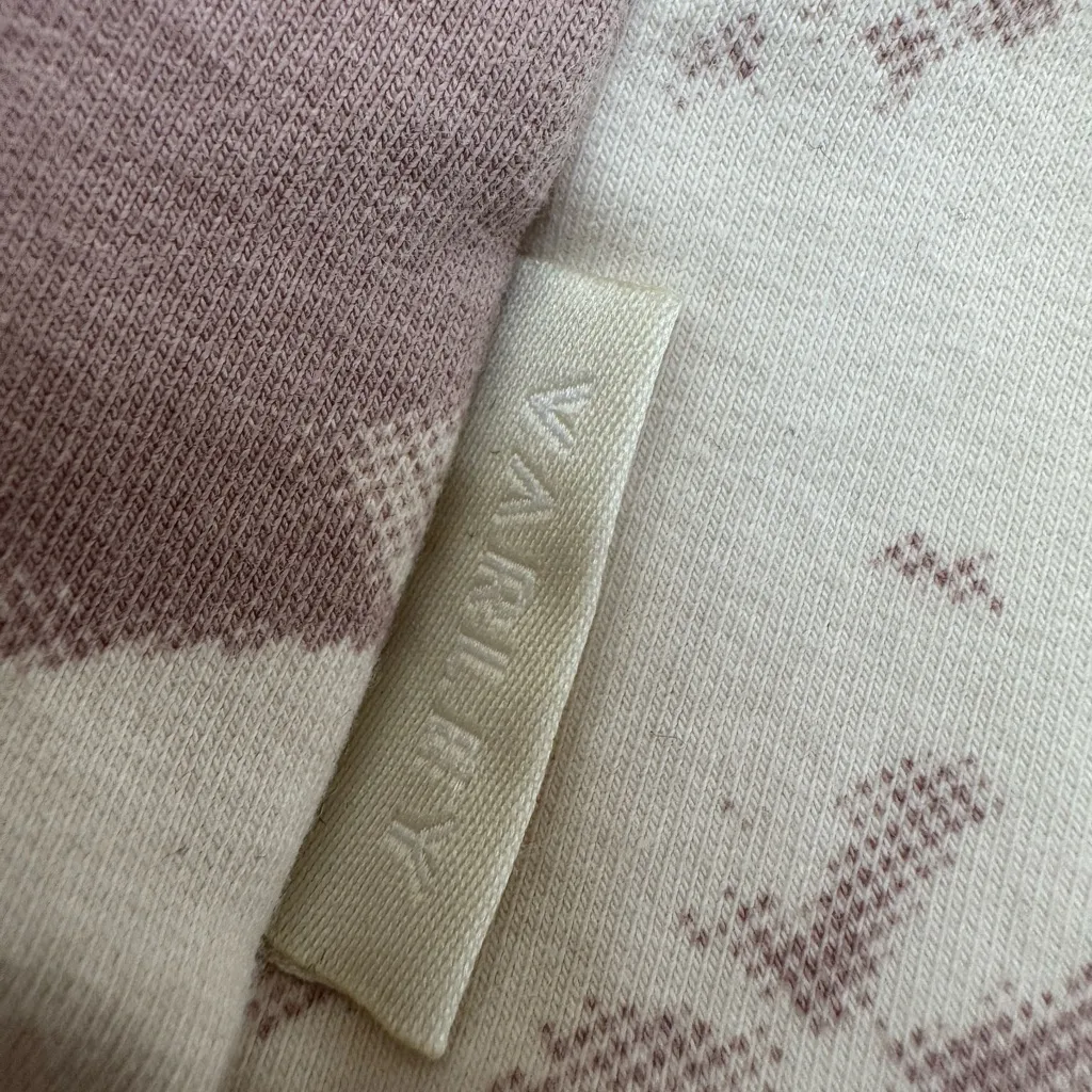 Varley Romero Sweat Half 1/2 Zip Pullover Sweatshirt in Taupe Tiedye Medium $127 - Image 11