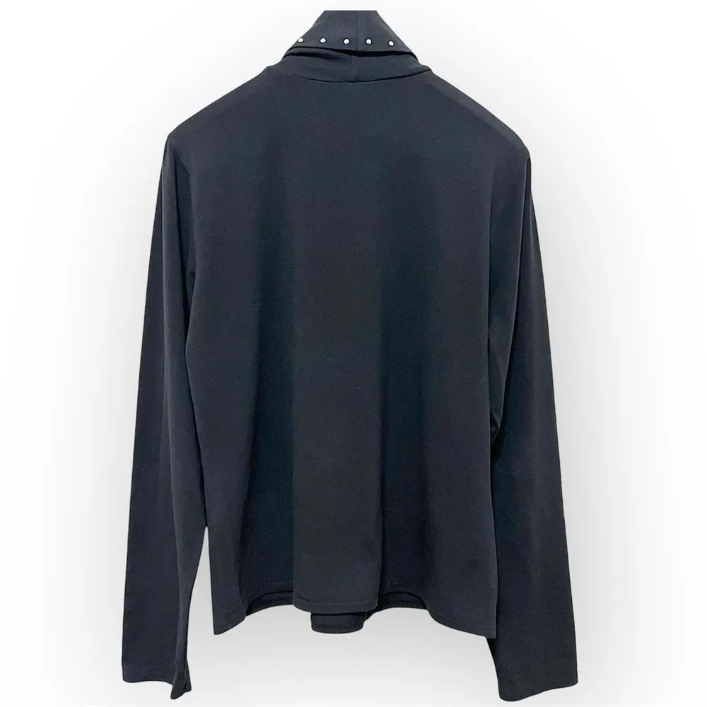 Harley Davidson Cycle Queen studded turtleneck, black, size XL Black - Image 5