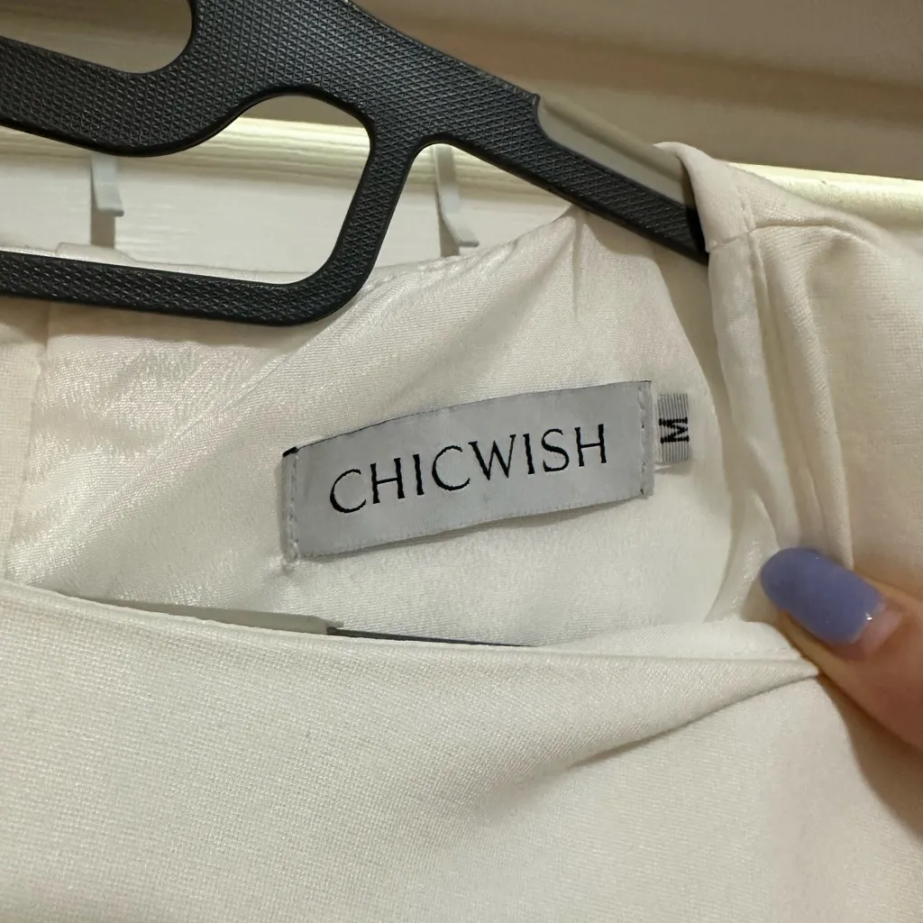Chicwish Cream Sleeveless Tank Top - Image 3