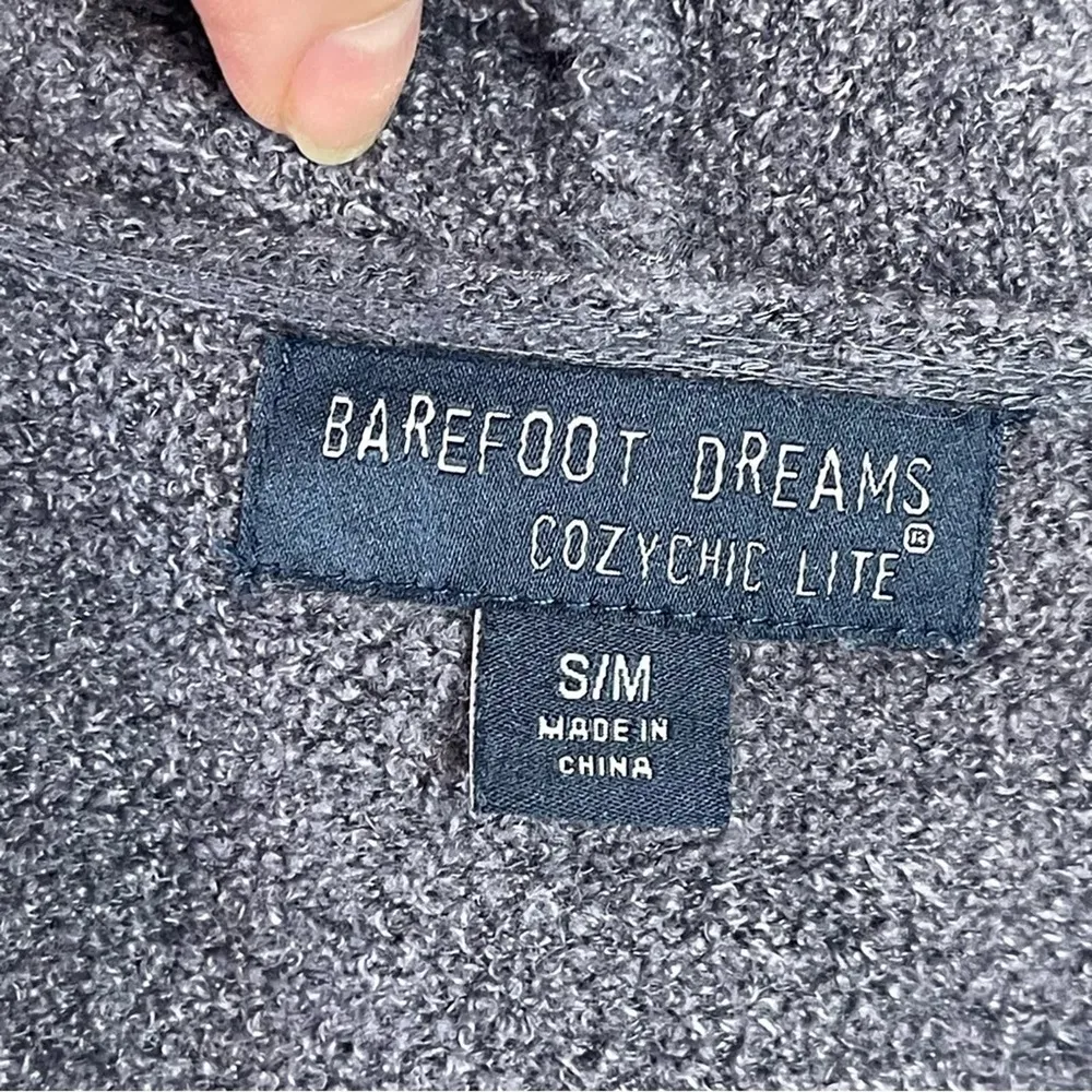 Barefoot Dreams CozyChic Lite Island Wrap Open Front Cardigan Blue 903 Size S/M - Image 14