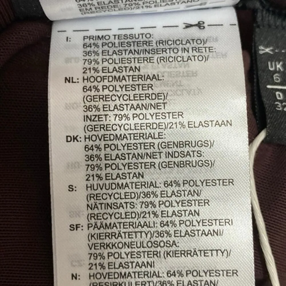 NEW Adidas x Ivy Park Brown Sheer Long Sleeve Sport Fitness Training Top Size XS - Image 5