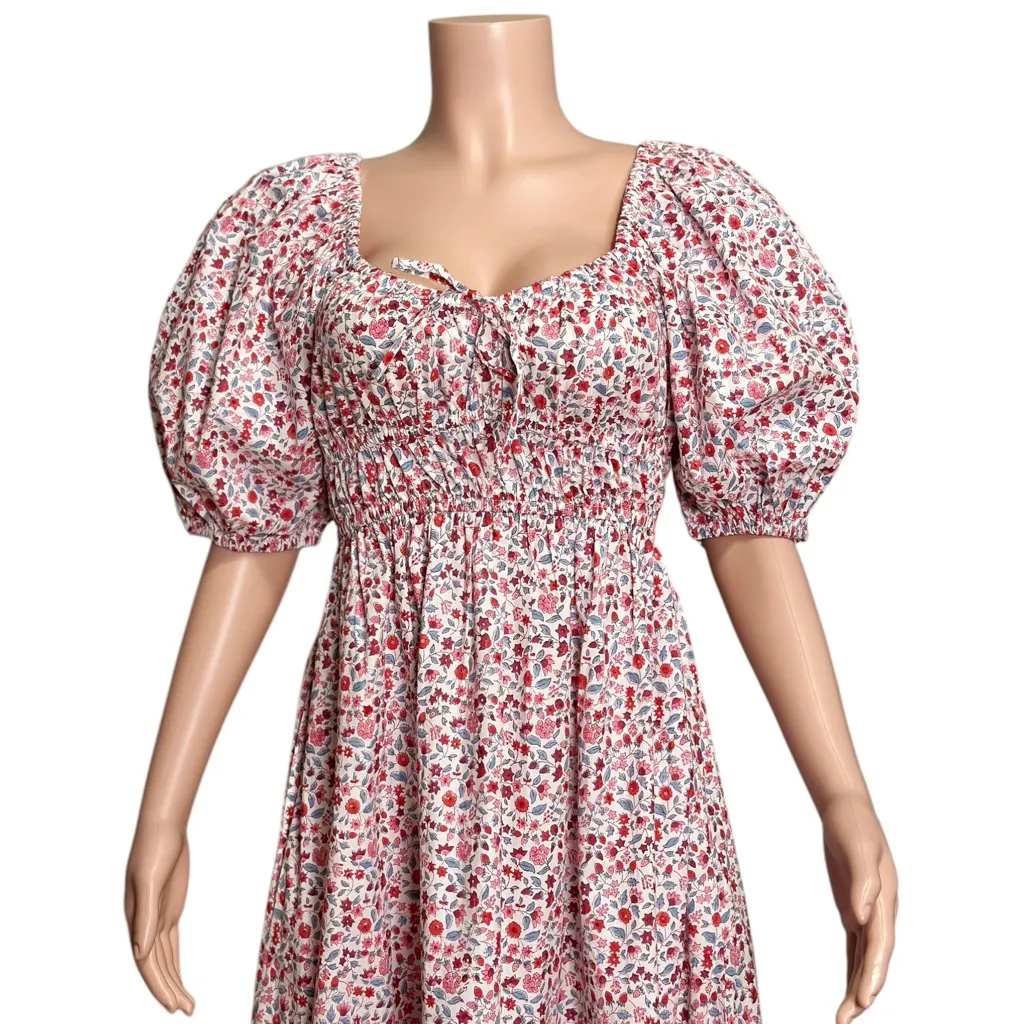 PINK CITY PRINTS Sweetheart Rah Rah Dress, Scarlet Forest, XS - Image 10