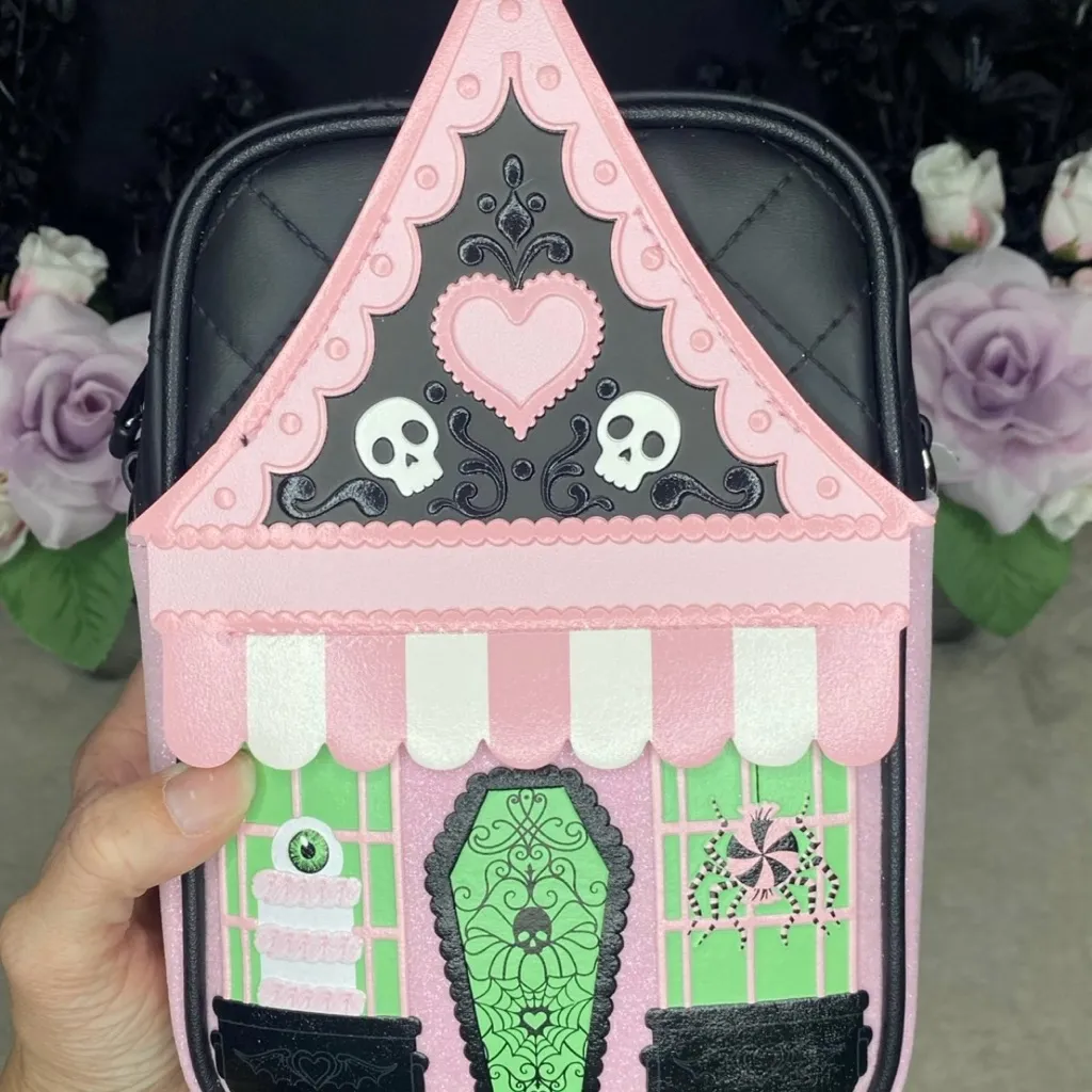 Bath & Body Works Halloween Haunted House Crossbody Bag - NWT - 2025 - Image 2