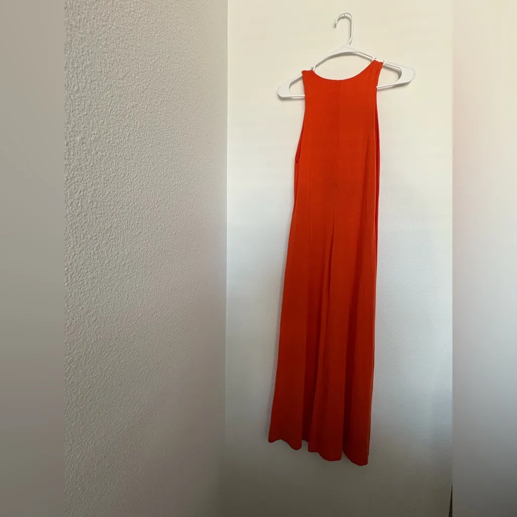 Reformation Mackenzie orange maxi dress size S - Image 4