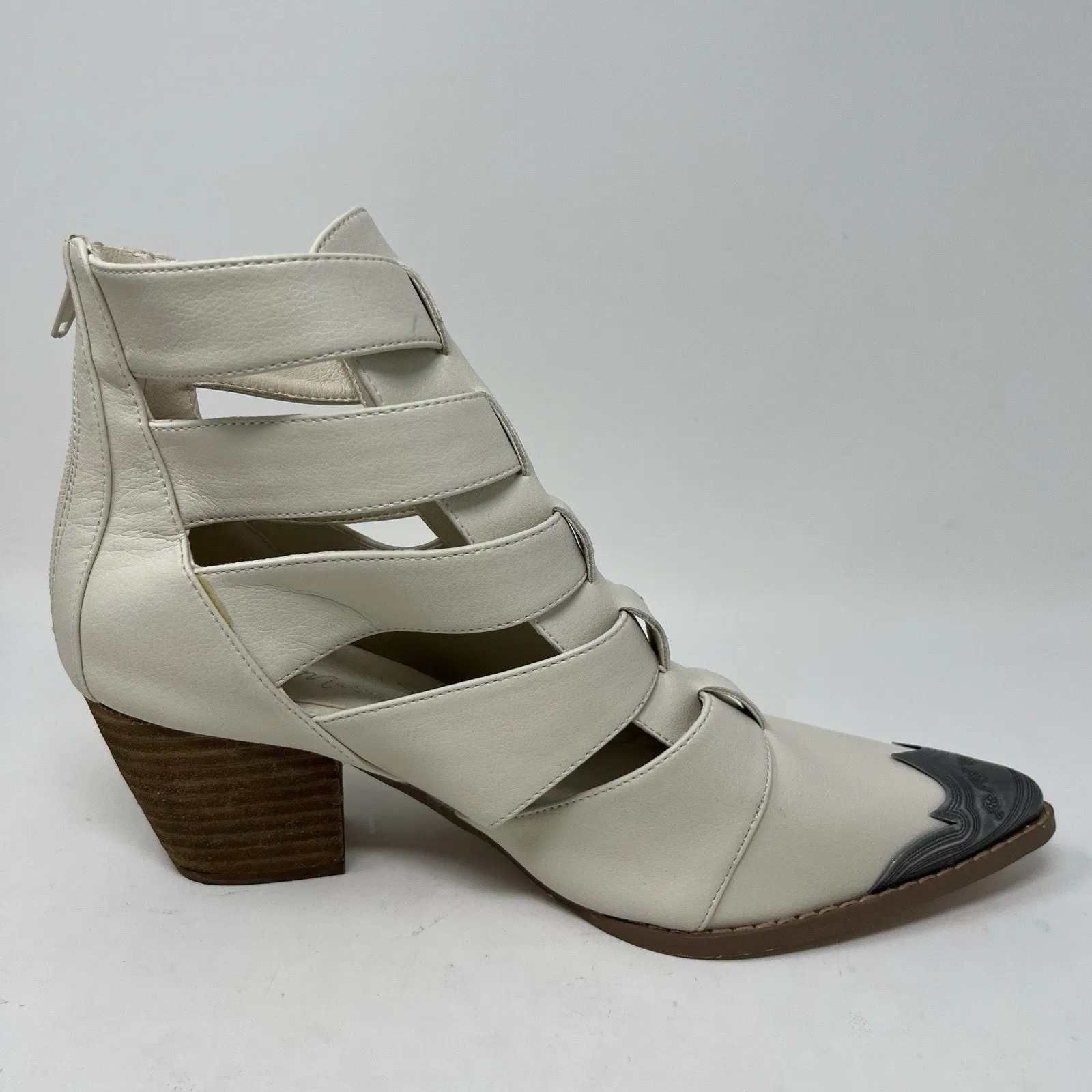 Coconuts by Matisse Bianca Ankle Boots Booties Western Zip Pointed Toe Size 9.5‎ - Image 7