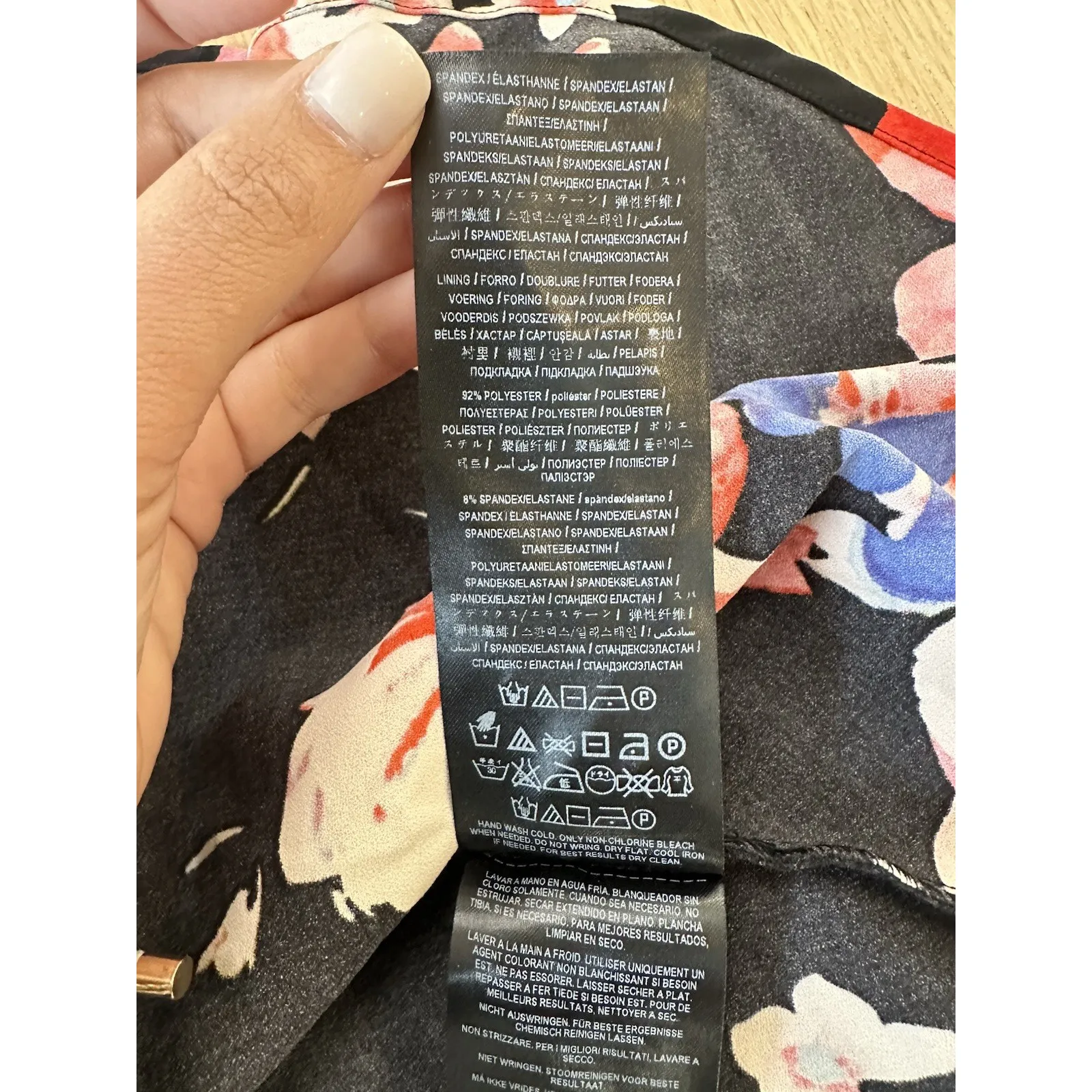 Guess Y2k Womens Floral Explosion Fit and Flare Flattering Dress Size 10 2544 - Image 5