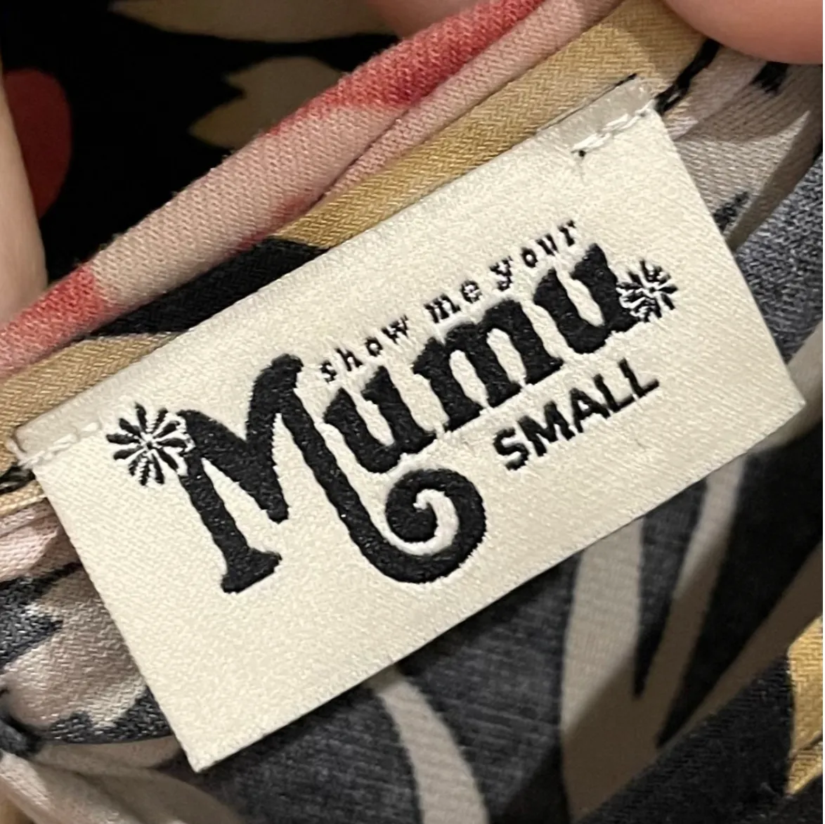 Anthropologie SHOW ME YOUR MUMU Cold Shoulder Black Beige Floral Mini Dress - Image 4