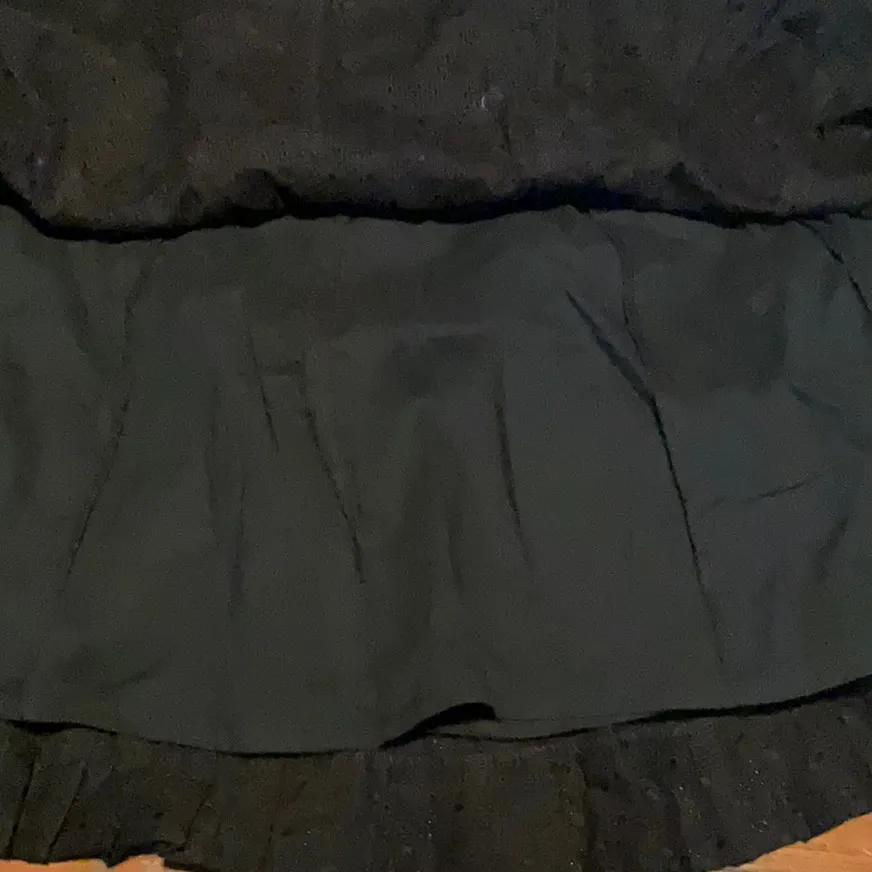Vintage Nanette Lepore Black Lace Cotton Skirt Sz. 0 (Whimsigoth, Witchy, Goth) - Image 7