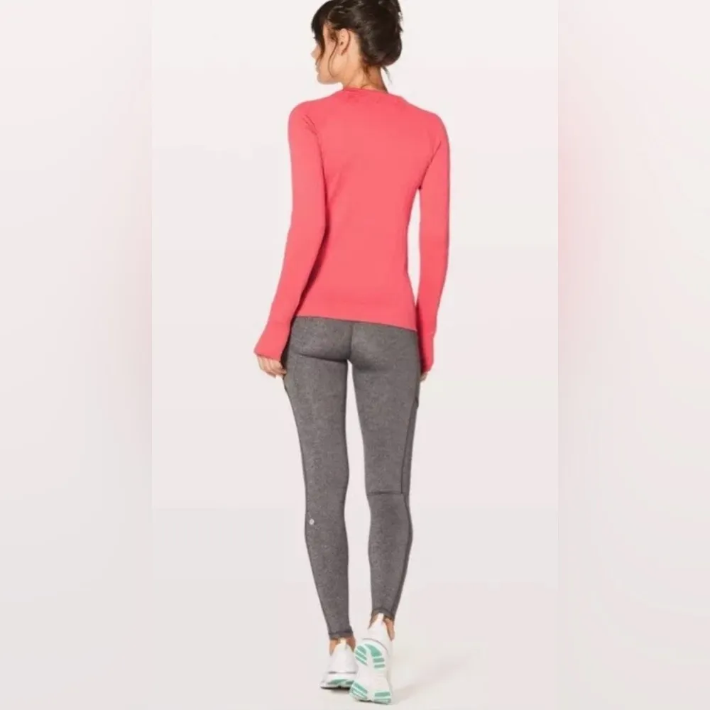 Lululemon Rest Less Pull Over Sweater Coral Color Size 6 - Image 10
