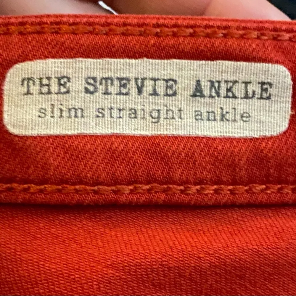 Adriano Goldschmied AG The Stevie Ankle Slim Straight‎ Rust Jeans 29R - Image 7