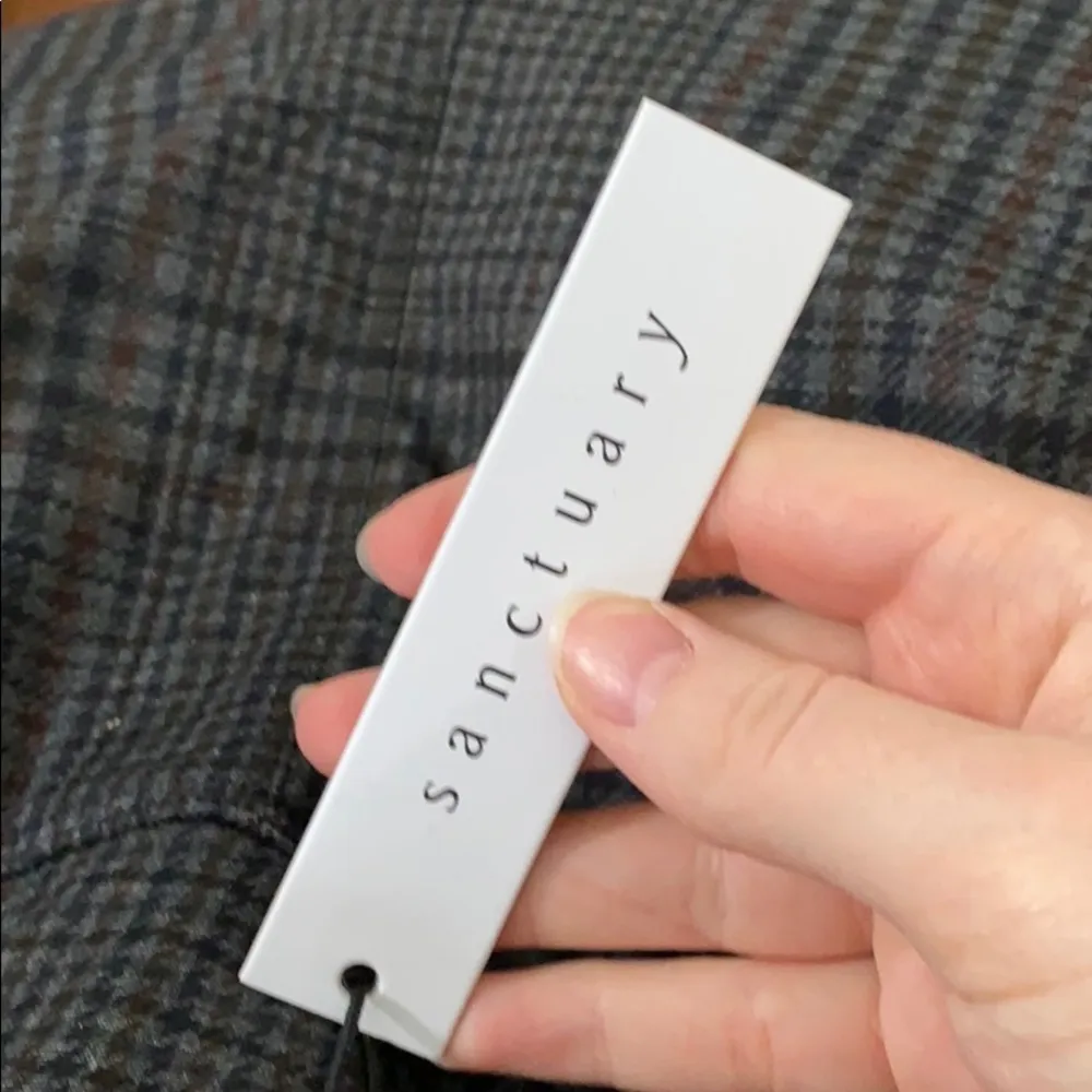 Sanctuary Runway cropped grey plaid leggings sz S - Image 99