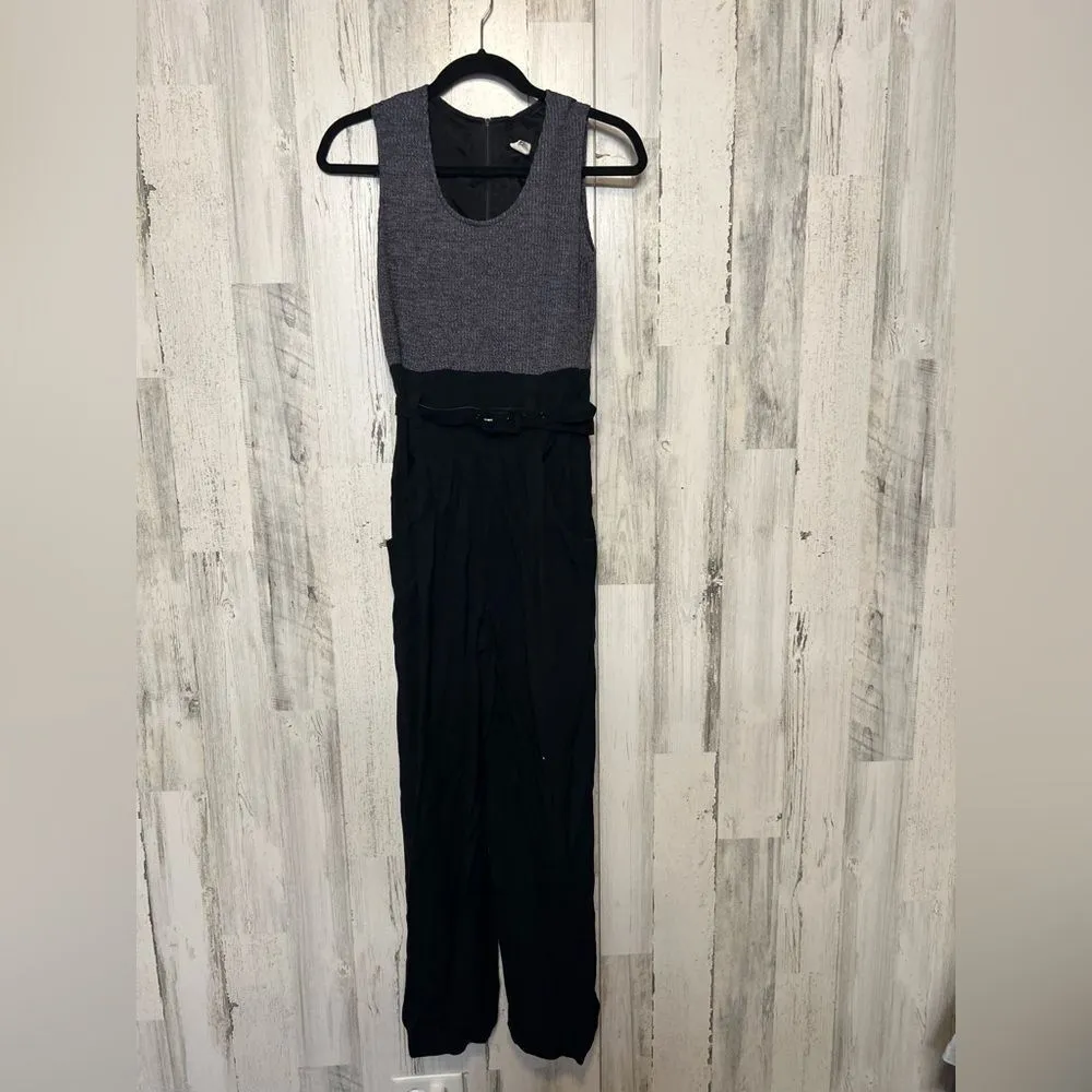 Jumpsuit with belt Gray Size 6 - Image 2