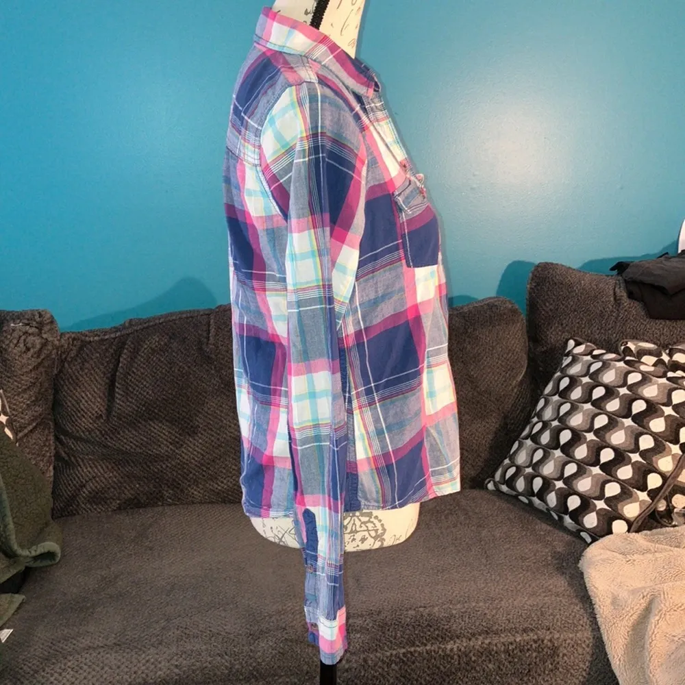 🎉4 for $20 Abercrombie Plaid Button Down, Medium - Image 3
