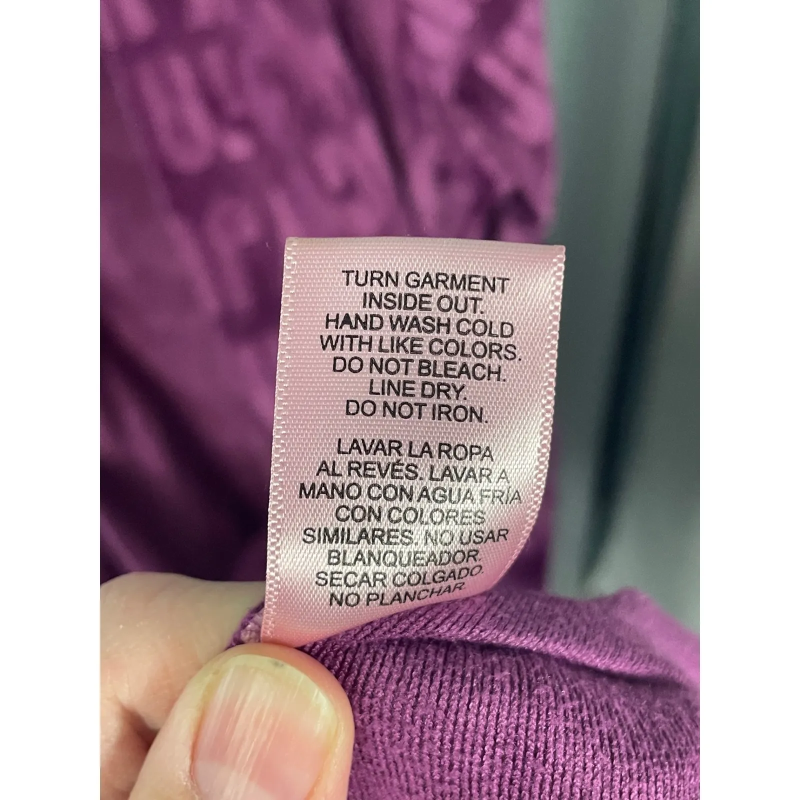 Juicy Couture Purple Velvet Robe Cardigan Kimono Rhinestone‎ JC Logo Size S/M - Image 5