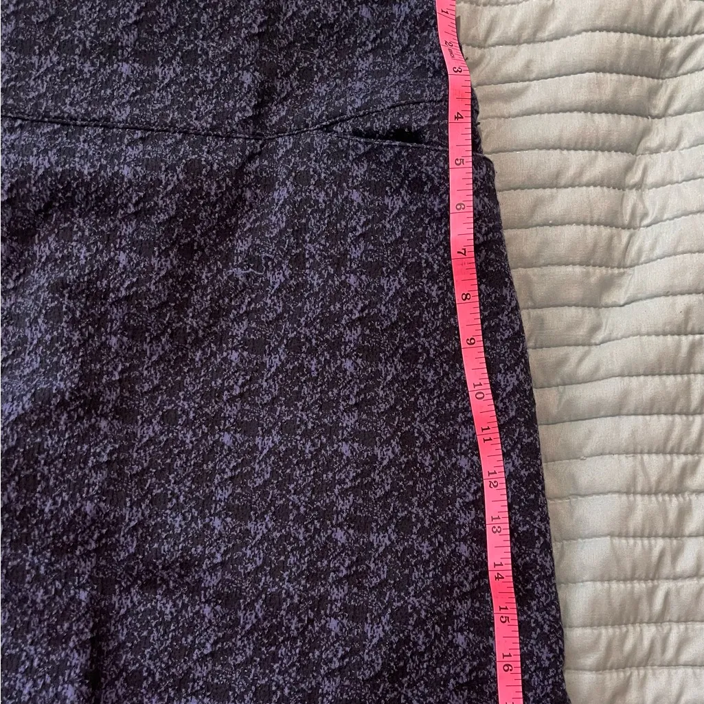 Lady Hagen Golf Skort XXL Purple Black Print Athletic Skirt with Shorts Pockets - Image 5