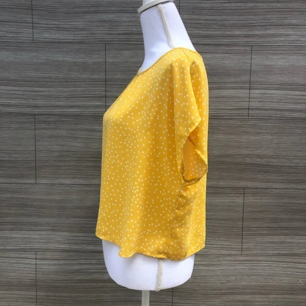 BP yellow blouse Size M New without tags - Image 3