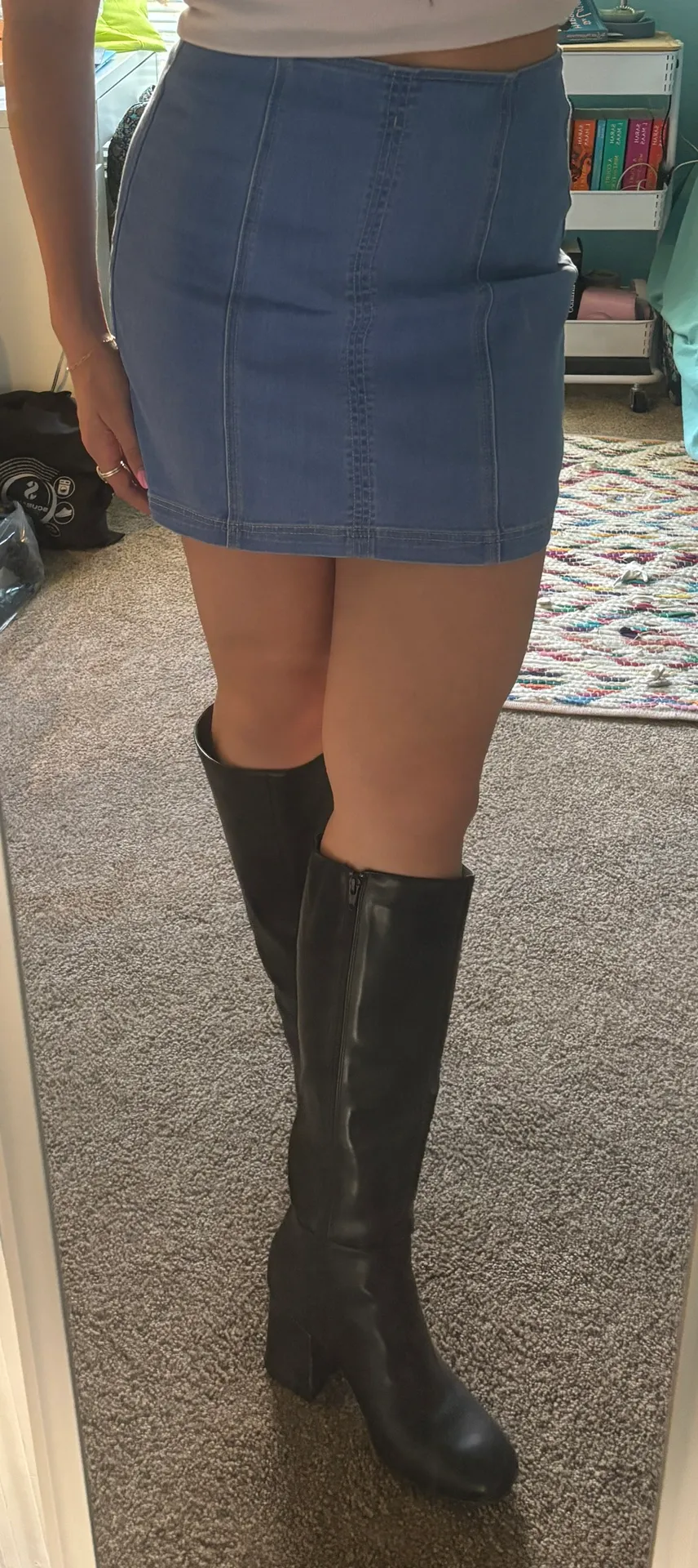 Denim Jean Skirt - Image 2