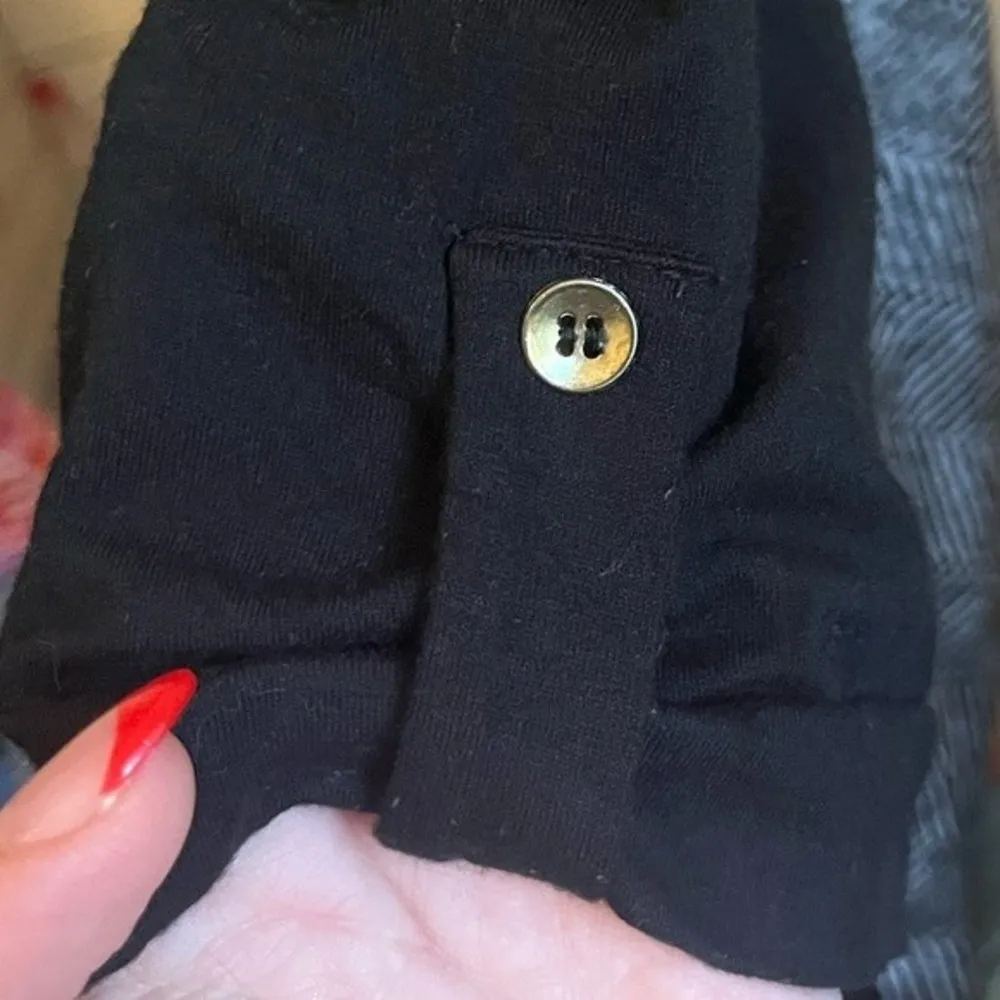 Women’s Black and White Blouse Size Small - Image 4