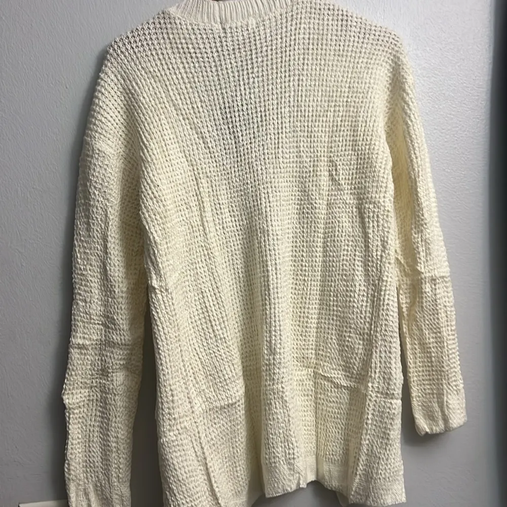 Pendleton style  Women's open Cream Sweater cardigan - Image 8
