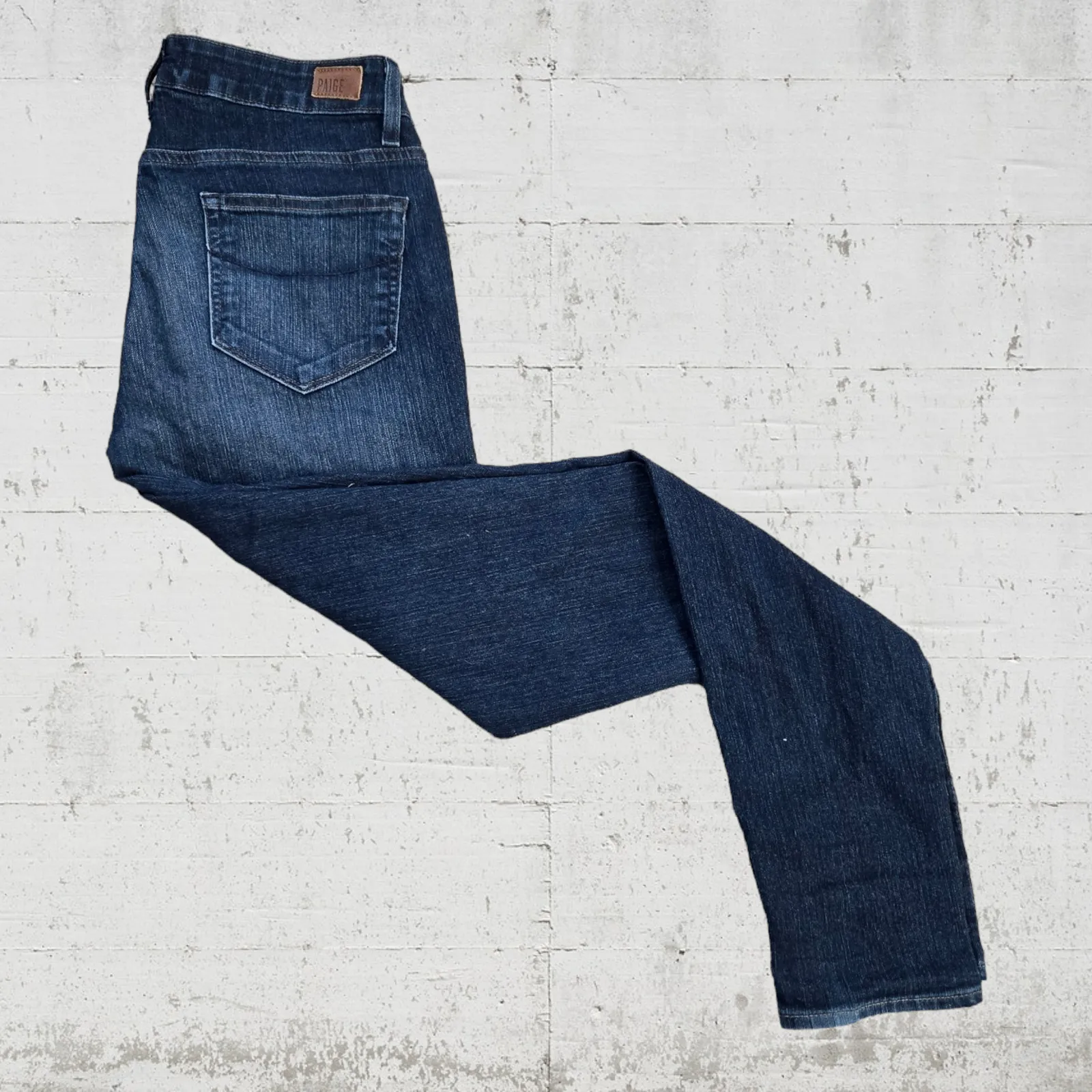 Paige Verdugo Dark Wash Mid Rise Slim Classic Ultra Skinny Jeans Size 28 - Image 5