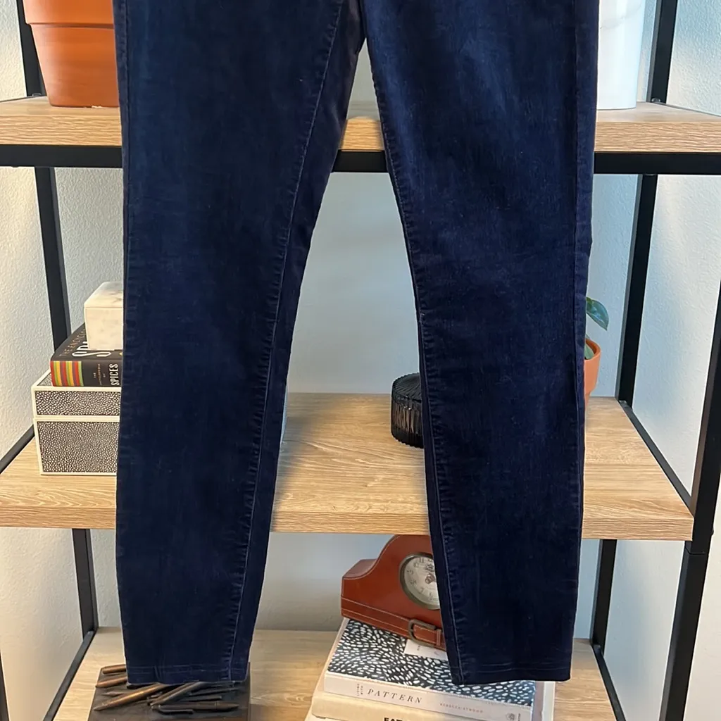 Eileen Fisher Pull On Elastic Waist Cord Skinny Pant, XXS - Image 3