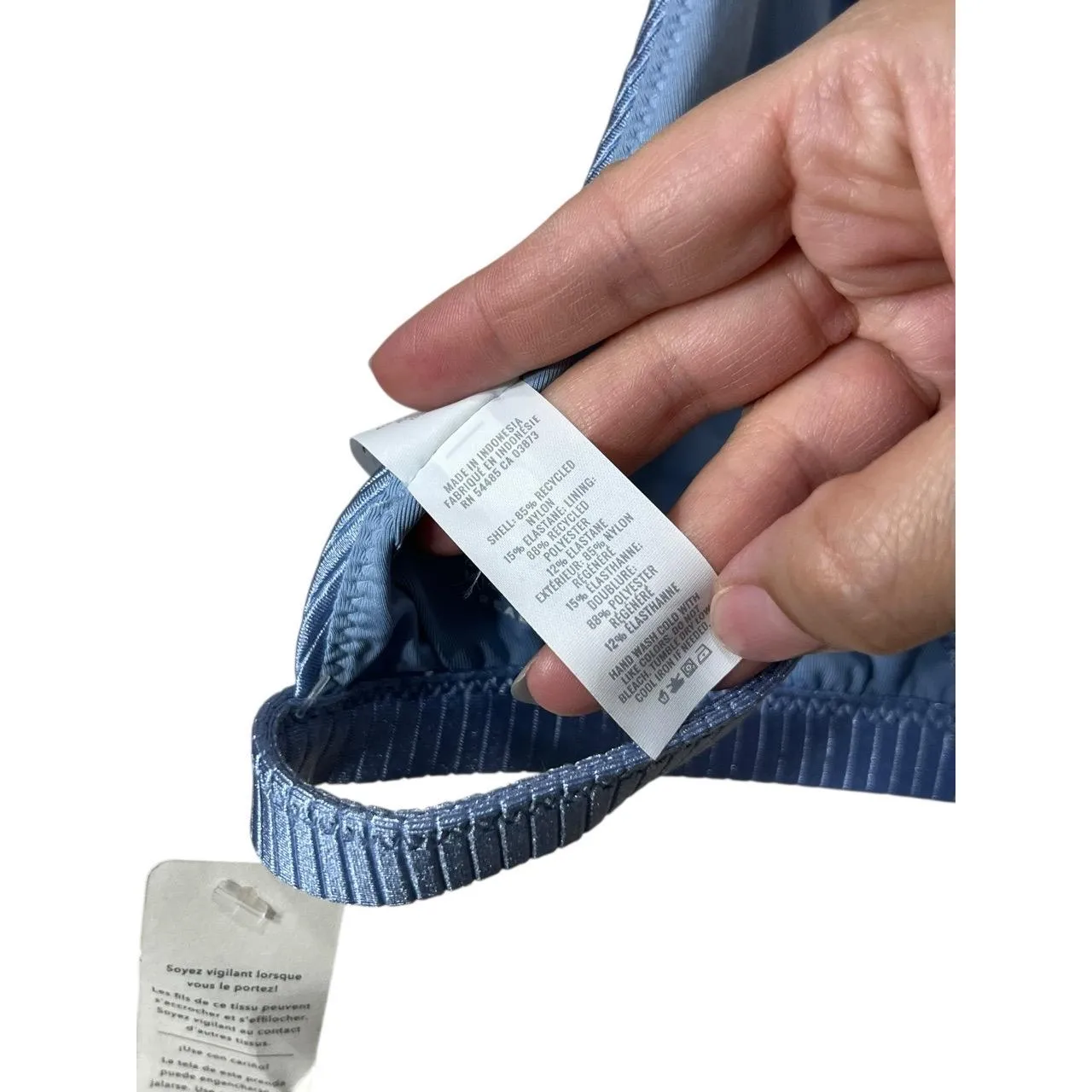 NWT‎ Aerie Blue 2 Piece Bikini Swimsuit Medium - Image 7