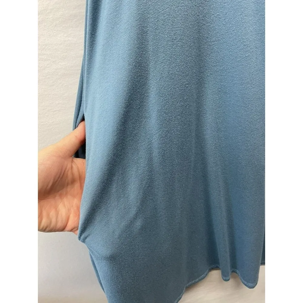 Agnes & Dora Womens XXXL 3X Blue button down tunic flowy Dress Modal pockets Size undefined - Image 4