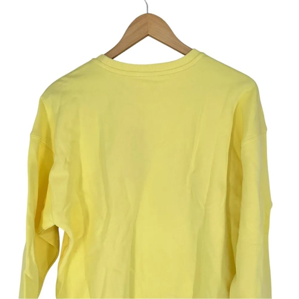 Terez Graphic Tennis Crewneck Sweatshirt size Small Lemon Sorbet NWT - Image 7