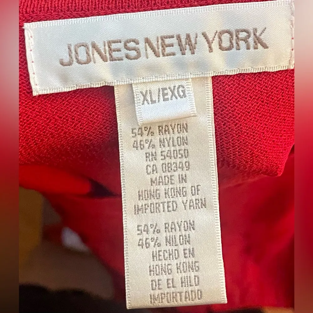 Jones New York- Y2K red tank top Size‎ XL - Image 4