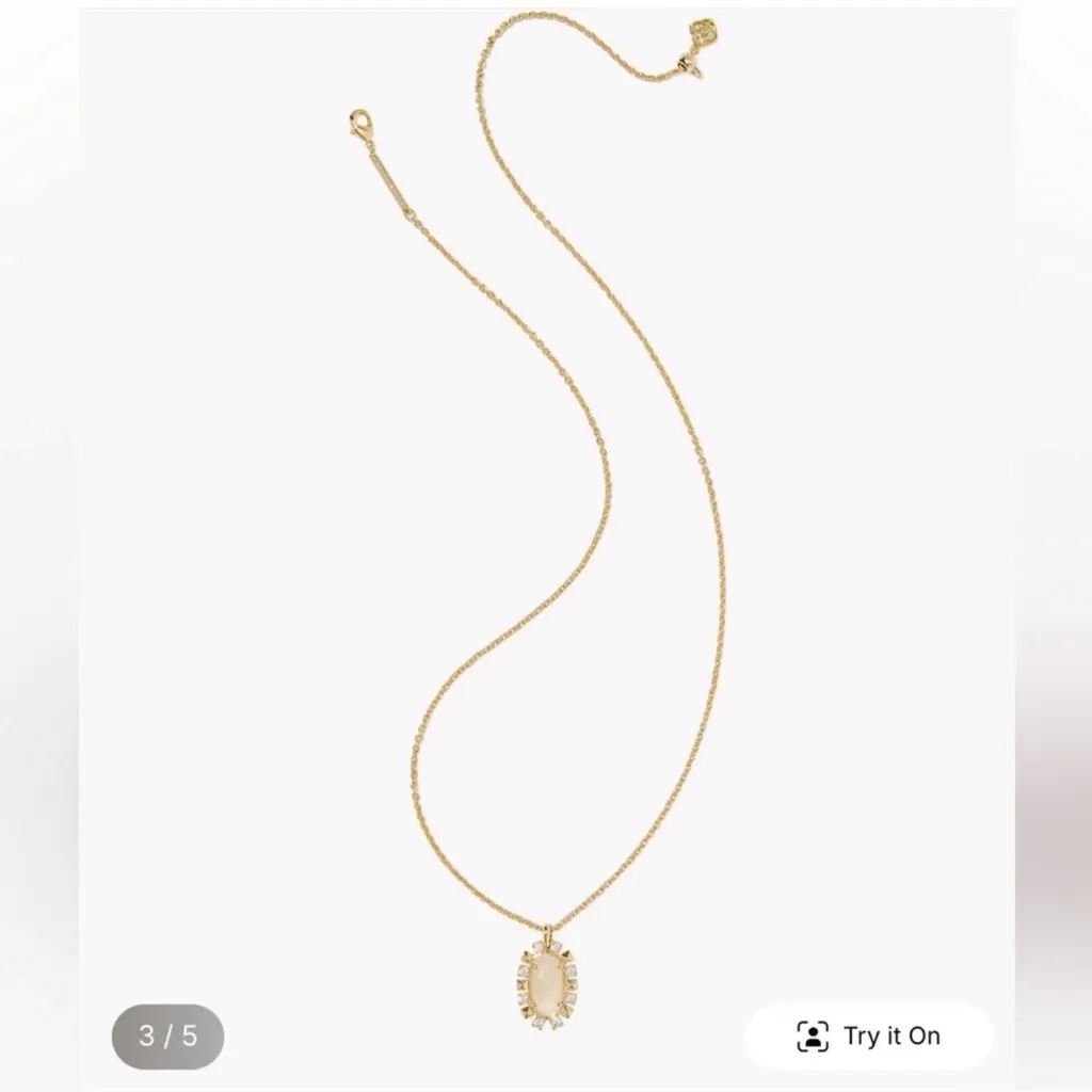 Kendra Scott Shanley Gold Short Pendant Necklace - Image 5