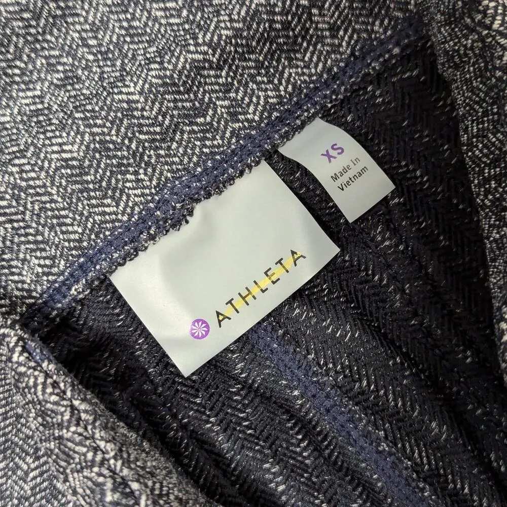 Athleta Herringbone Metro High Waisted Leggings Womens X-Small Jeggings Workout - Image 5