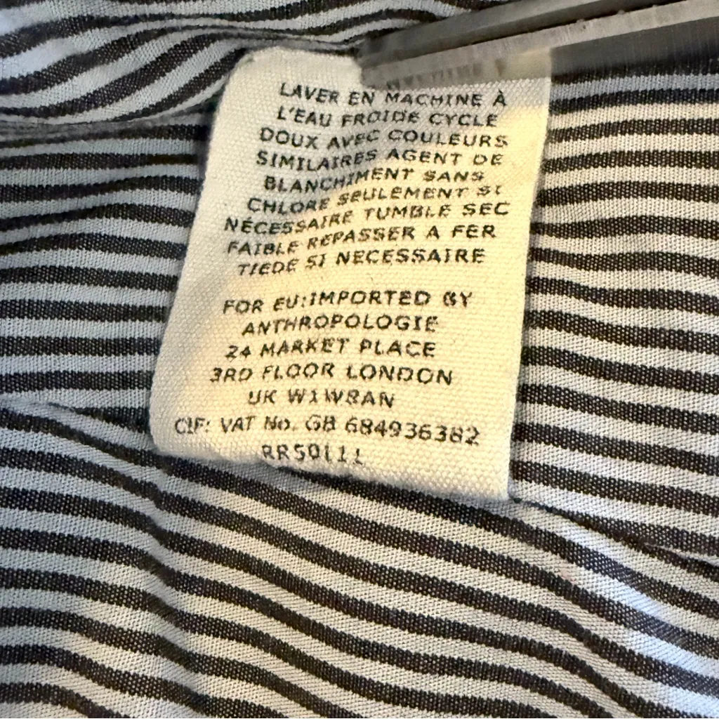 Anthropologie Marrakech Utility Jacket – Women’s Size Small Light Blue - Image 7