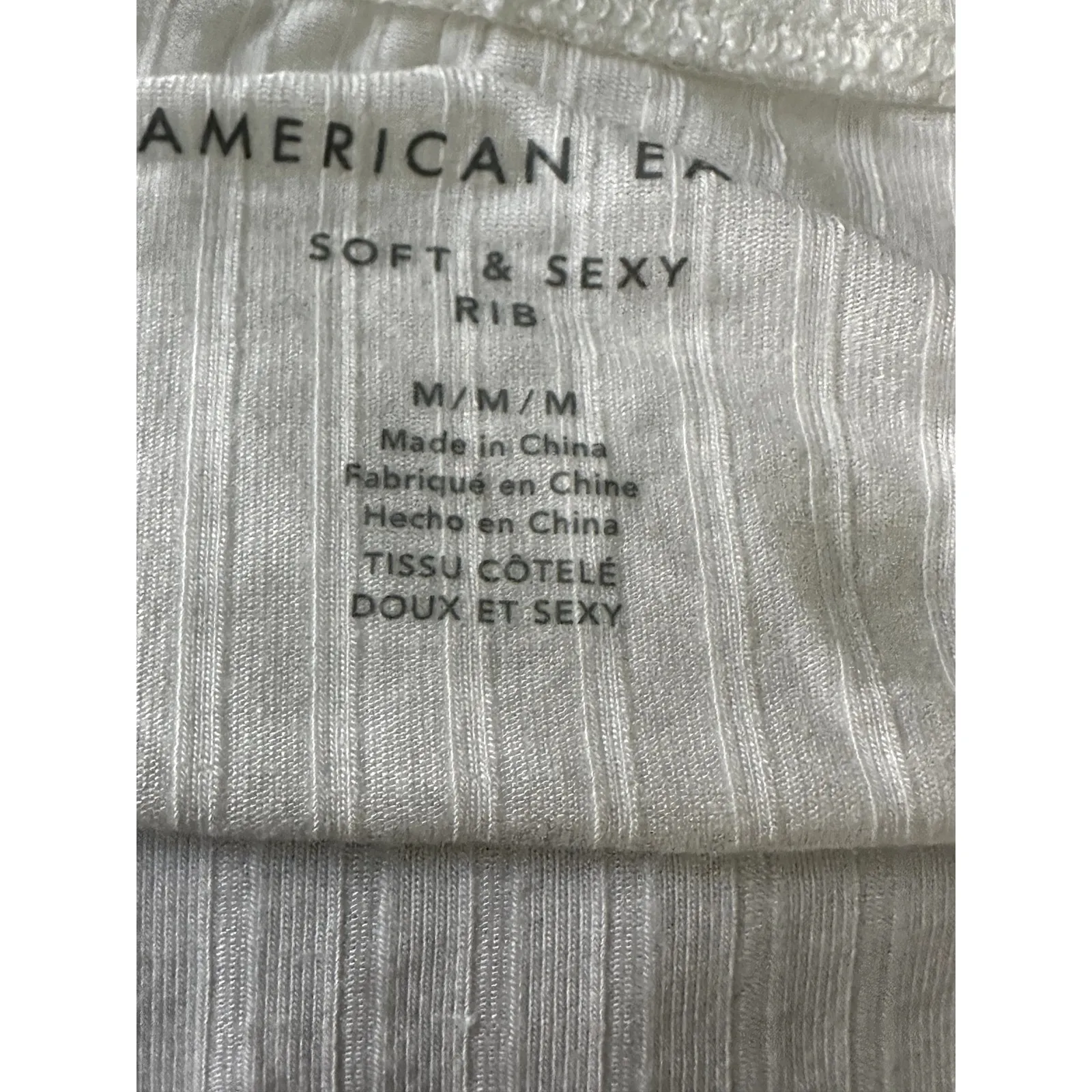 American Eagle Soft and Sexy Tube Top White - Image 4