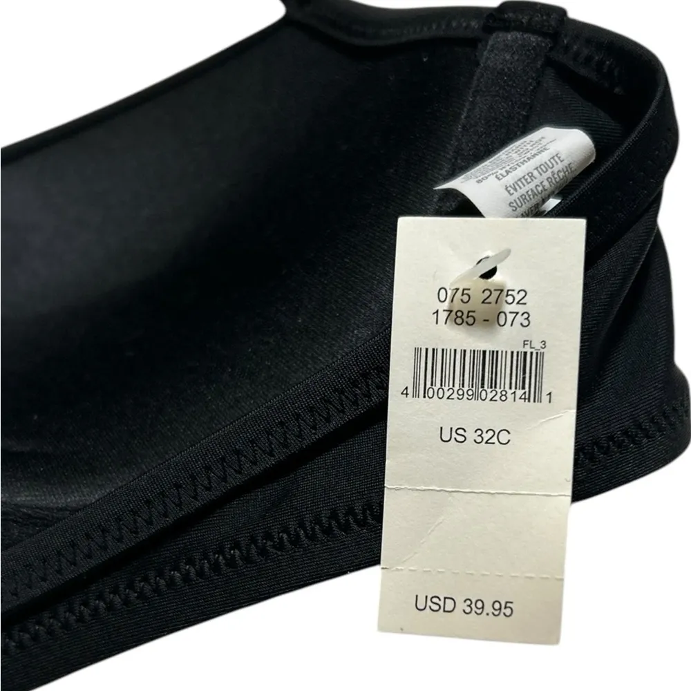 NWT  American Eagle Women’s Black Push Up Underwire Bikini Bra Swim Top 32C - Image 4