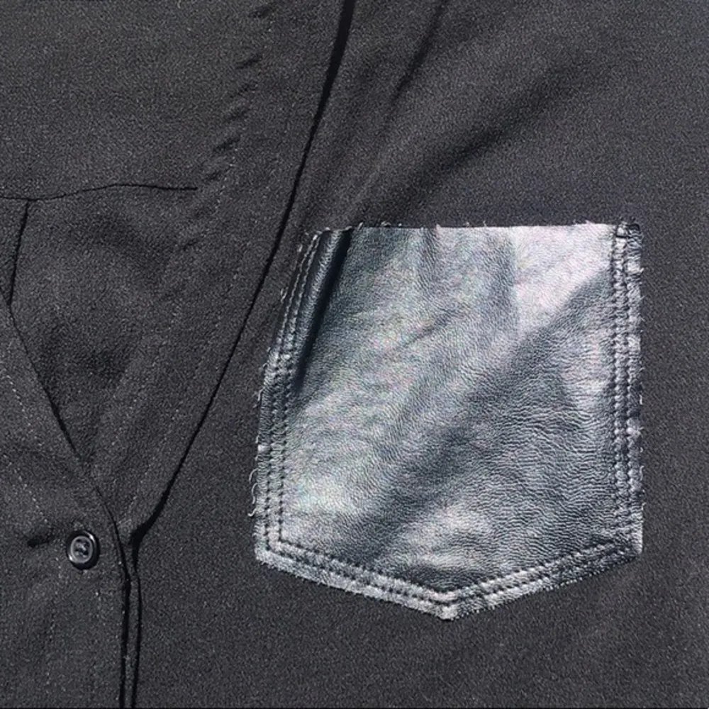 Black Swan Long Sleeve V-Neck Button Down Shirt - Image 6